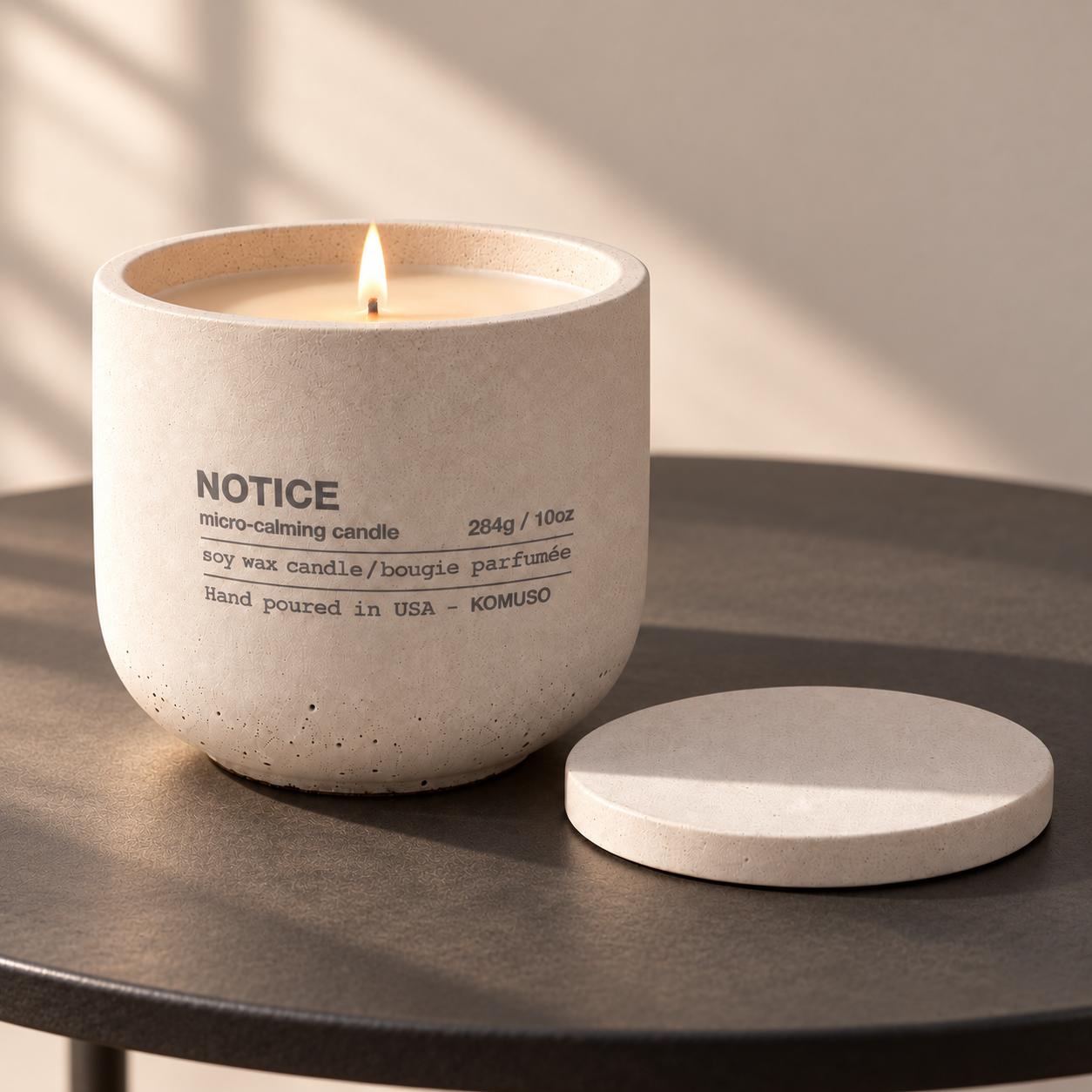 NOTICE — The Komuso Candle